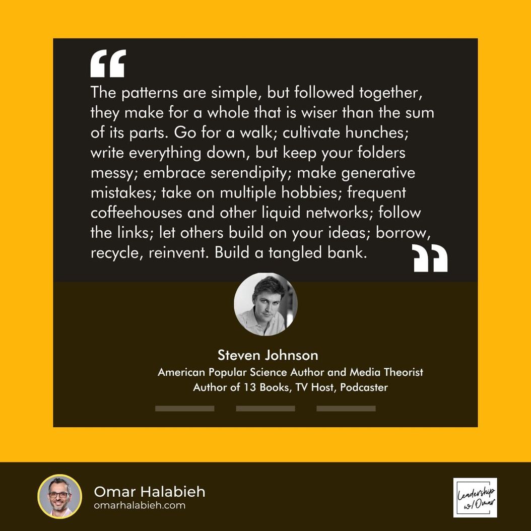 Reflection Friday: Looking to innovate?