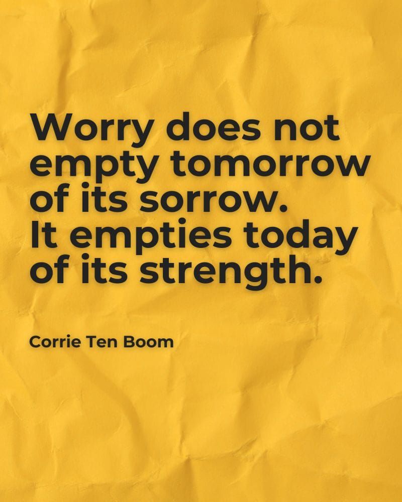 Reflection Friday: Strength over Worry
