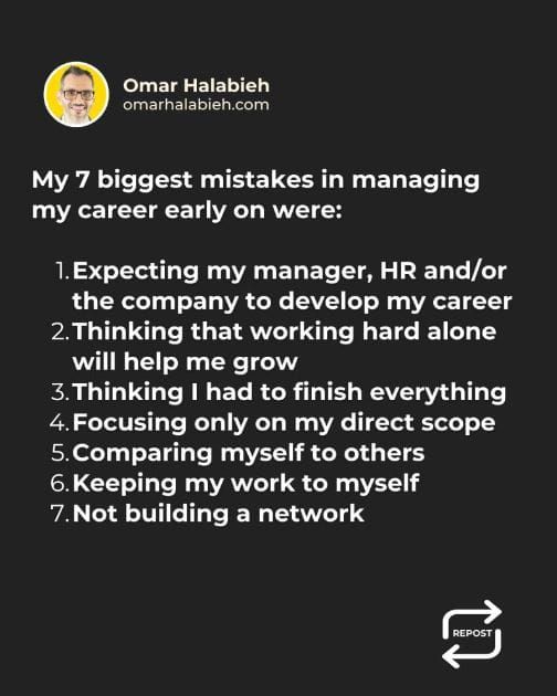 Career Management Mistakes