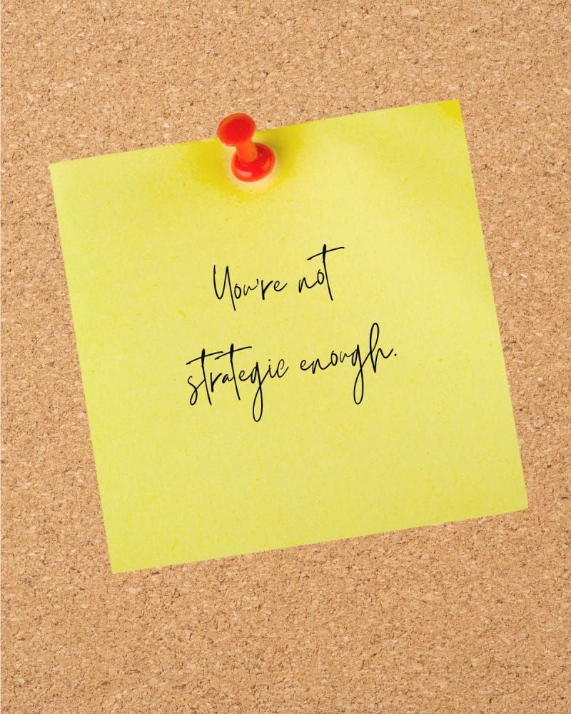 Are You Strategic Enough?