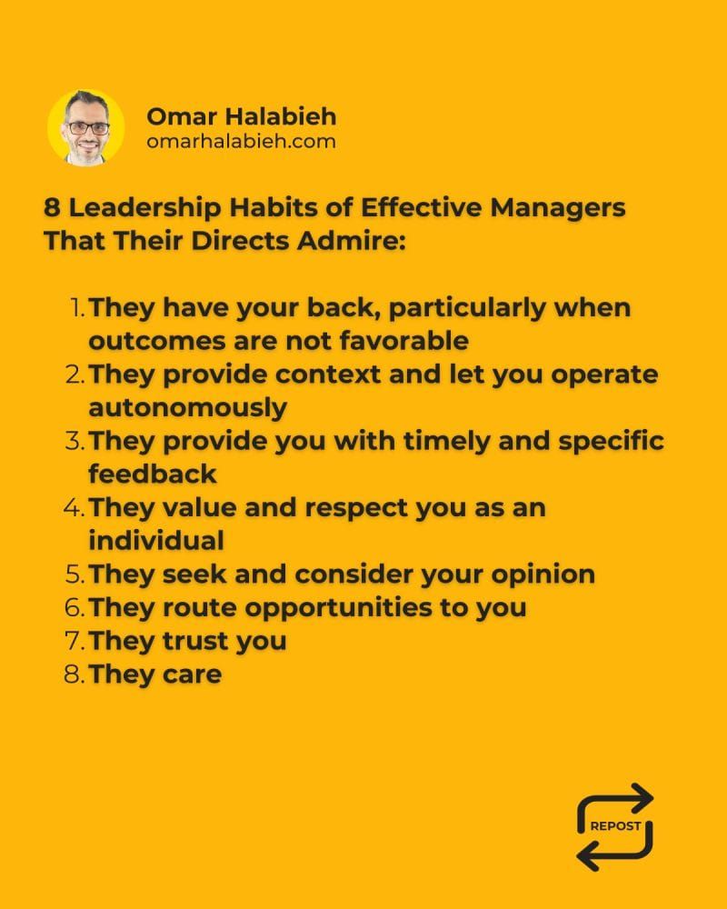 8 Leadership Habits: