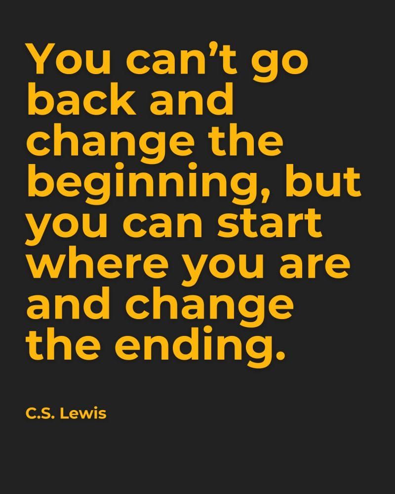 Reflection Friday: Never too late.