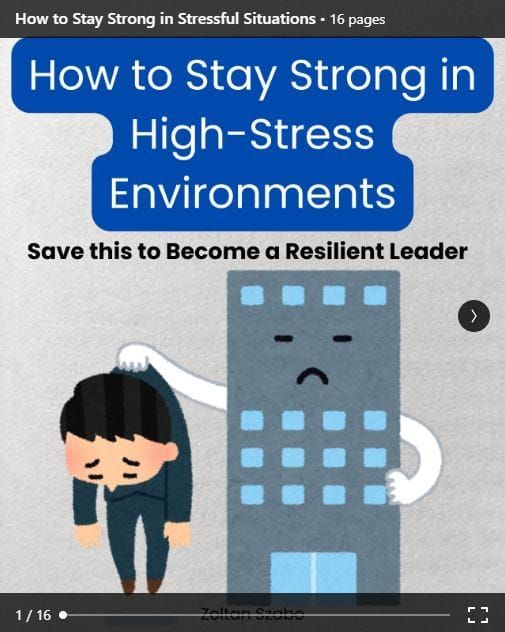 Turn Workplace Stress into Your Superpower: 10 Proven Strategies to Thrive Under Pressure