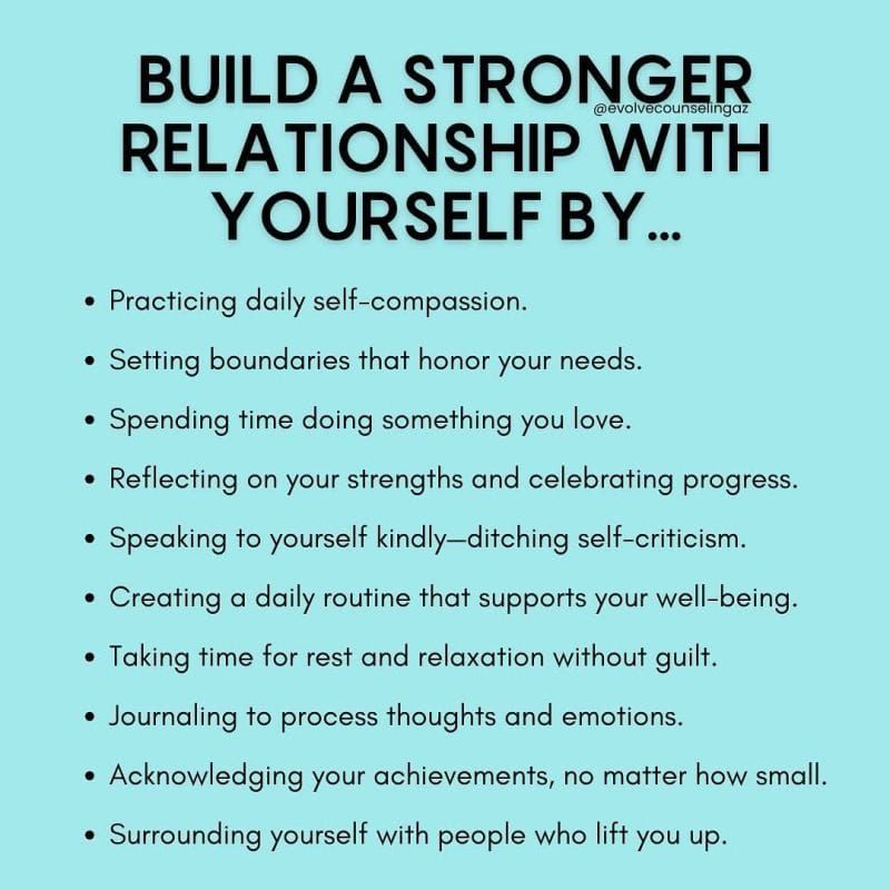 Reflection Friday: Strengthen the Most Important Relationship - Yourself!