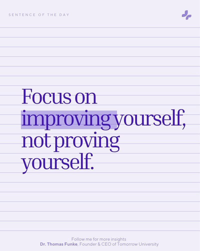 From Proving to Improving: 6 Traits of Lifelong Learners