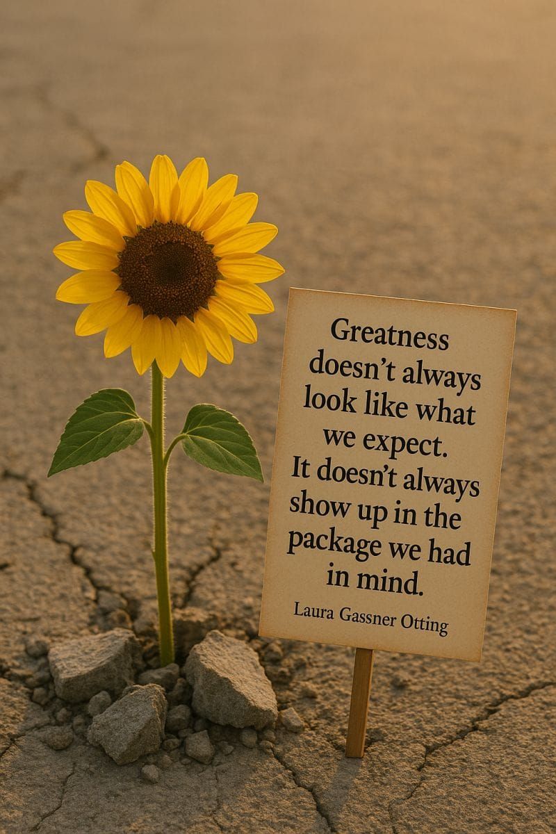 Reflection Friday: Great talent rarely looks familiar.