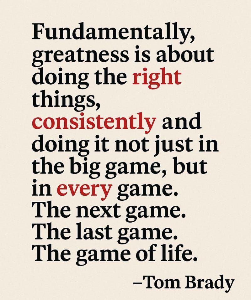 Reflection Friday: Excellence: a process.