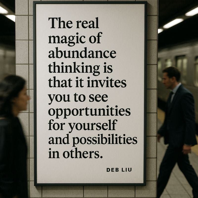 Reflection Friday: Zero-sum thinking limits imagination, not just outcomes.