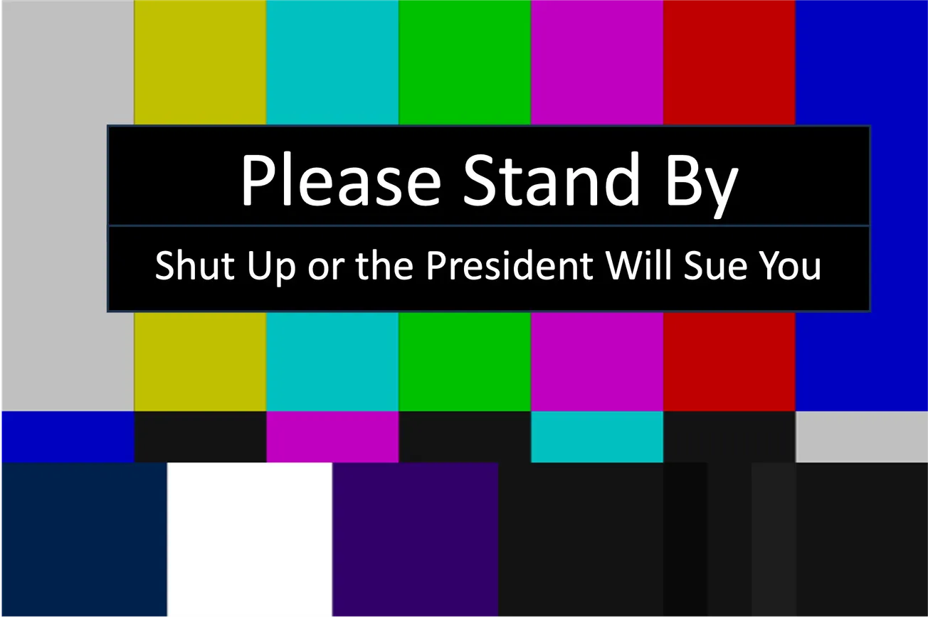 Our Brittle, Petty President Loves to Sue for Defamation.