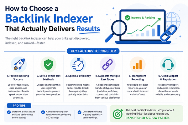 How to Choose a Backlink Indexer That Actually Delivers Results