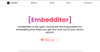 Embedditor