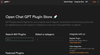 Open GPT Plugin Store