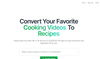 Video2Recipe