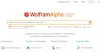 WOLFRAMALPHA