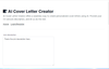 AICoverLetterCreator