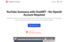 ChatGPT for YouTube