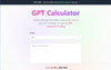 GPT Calculator