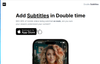 Double Subtitles
