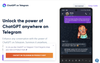ChatGPT on Telegram