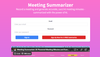 Meeting Summarizer