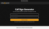 Call Sign Generator