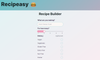 Recipeasy