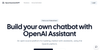 OpenAssistantGPT