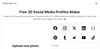 Free 3D Social Media Profiles Maker