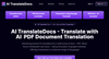AI TranslateDocs