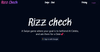 Rizz Check