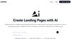 AI-Powered Landing Page Generator