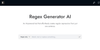 Regex Generator AI