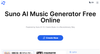 Suno AI Music Free Online