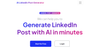 LinkedIn Post Generator AI