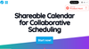 Shareable Calendar
