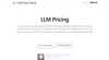 LLM Price Check