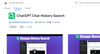 ChatGPT History Search Plugin