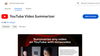 YouTube Video Summarizer Extension