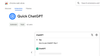 Quick ChatGPT - Chrome Extension