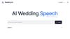 AI Wedding Speech