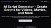 AI Script Generator