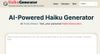 Haiku Generator