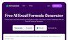 Free AI Excel Formula Generator