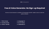 The AI Voice Generator