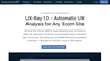 UX-Ray 1.0 by Baymard