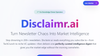 Disclaimr – Turn Inbox Chaos into Intelligence