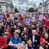 Thousands Protest in London Against Donald Trump's UK Visit