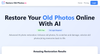Restore Old Photos.io