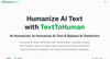 TextToHuman.com