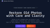 Restore Old Photos App